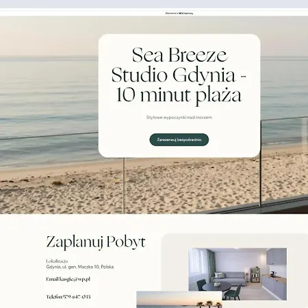 Apartamento Sea Breeze - 10 Minut Plaza Gdynia
